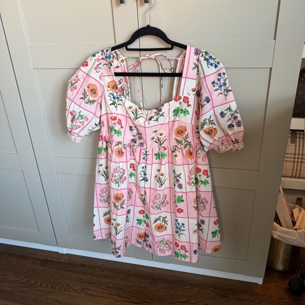 Petal & Pup Pink Floral Romper - Picture 3 of 9